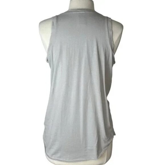 PINK Victoria's Secret Resting Beach Face Gray Tank Top - Picture 3 of 5